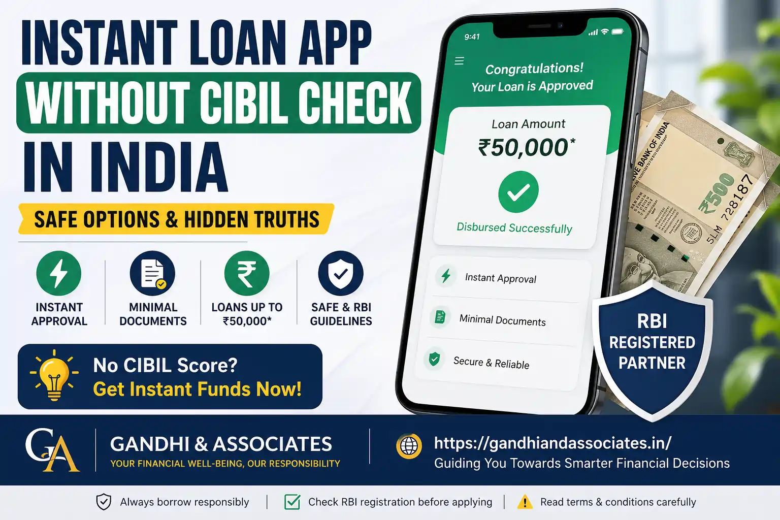 Instant Loan App Without CIBIL Check India