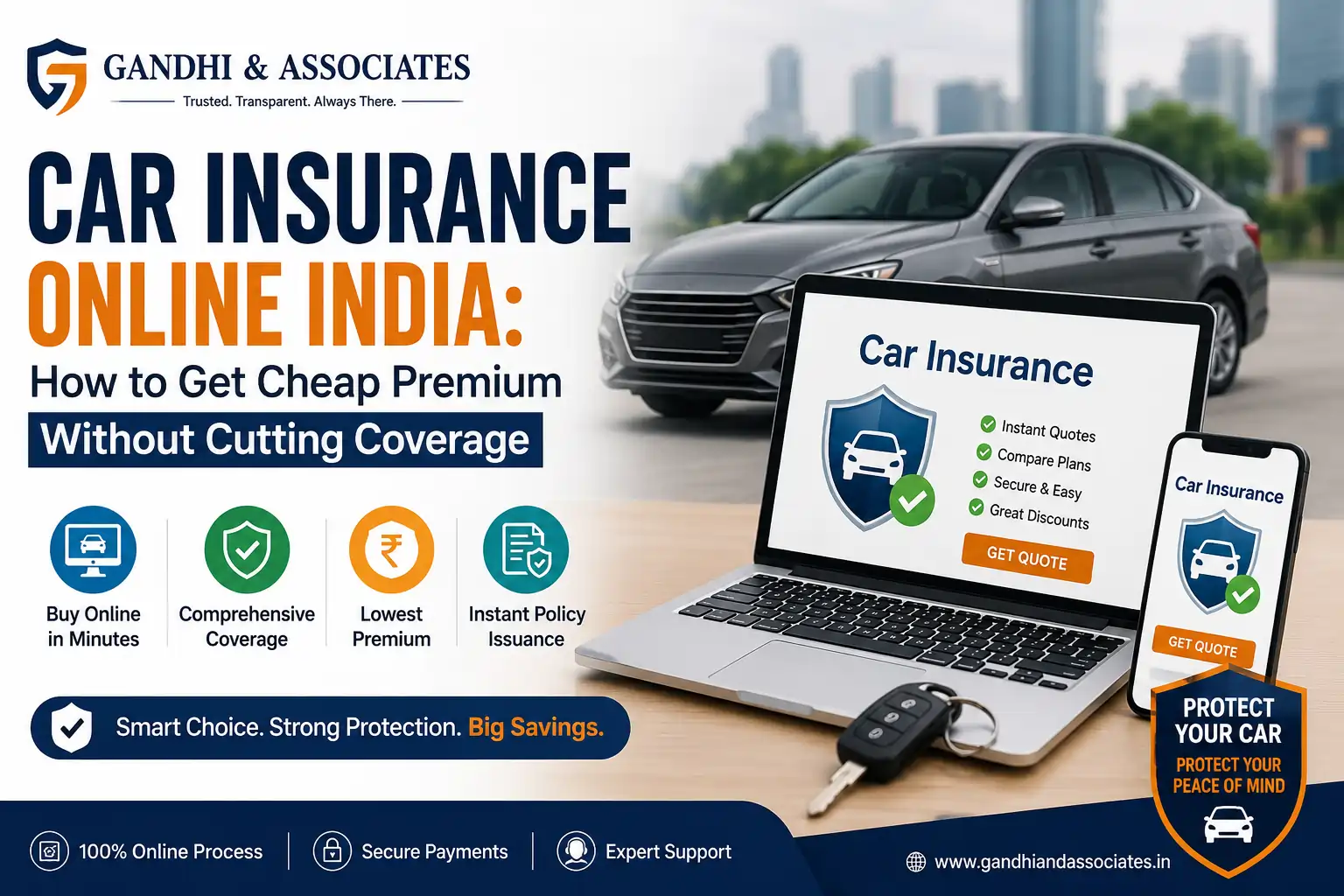 Car Insurance Online India: How to Get Cheap Premium Without Cutting Coverage
